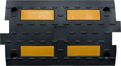 Лежачий полицейский Арэк 300x500x52мм серединный элемент ИДН-300 (черный)