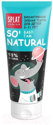 Зубная паста Splat Junior бабл гам 6-11 лет (73г)