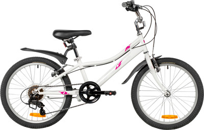 Детский велосипед Foxx Jasmine 20SH6V.JASMINE.WT6 (белый, разобранный, в коробке)