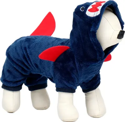 Комбинезон для животных Sima-Land Акула / 9587113 (XS, синий)