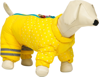 Комбинезон для животных Пижон Горошек / 6968576 (р.18, желтый)