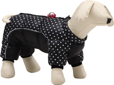 Комбинезон для животных Пижон Горошек / 7980729 (р.18, черный)
