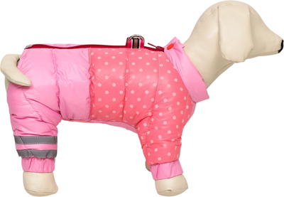 Комбинезон для животных Пижон Горошек / 6968553 (р.20, розовый)