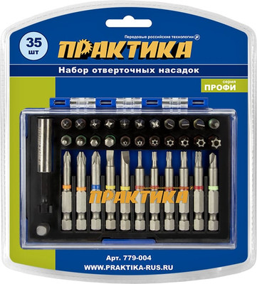 Набор бит ПРАКТИКА Профи / 779-004 (35шт)