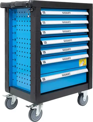 Тележка инструментальная Gigant С набором инструментов GTCS-70 (70 предметов)