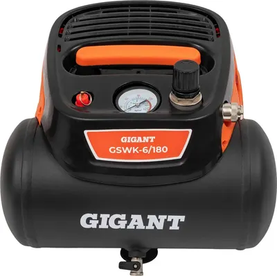 Воздушный компрессор Gigant Безмасляный малошумный GSWK-6/180