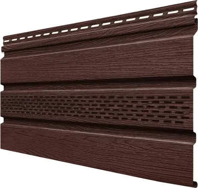 Софит для крыши Технониколь Фактур частично перфорированный 4706363 (3м, орех)