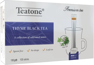 Чай пакетированный Teatone Черный С чабрецом (100пак)