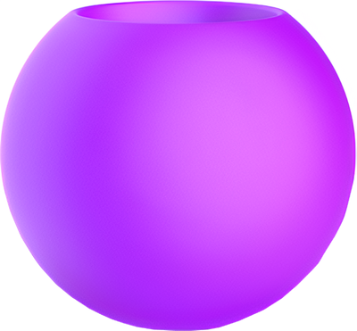 Кашпо БЕРКАНО Terra 50 / 220_096_22V (Deep Violet)