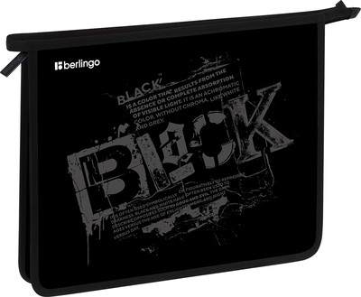 Папка для тетрадей Berlingo Black / PP05-EX-1246