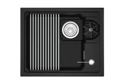Мойка кухонная GRANULA KS-5505RU (черный)