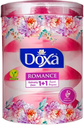 Набор мыла DOXA Romance Moisturizing Cream 1+1 French Perfume (4x90г, в стакане)