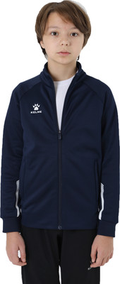 Олимпийка спортивная детская Kelme Children's Knitted Jacket fleece / 7461WT3143-416 (р.150, темно-синий)