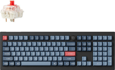 Клавиатура Keychron V6 Max RGB Red Switch / V6M-D1 (черный)