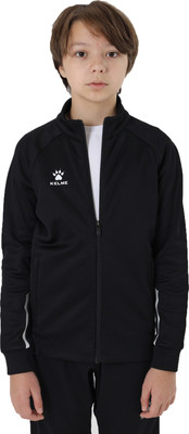 Олимпийка спортивная детская Kelme Children's Knitted Jacket fleece / 7461WT3143-000 (р.140, черный)