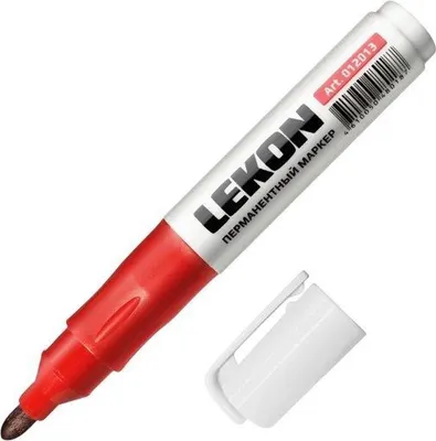 Набор маркеров строительных LEKON ReFresh / 12013.21 (10шт, красный)