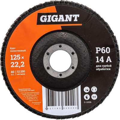 Шлифовальный круг Gigant G-11036