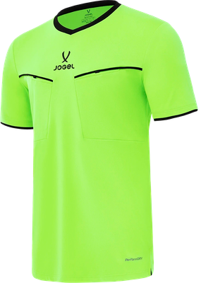 Футболка судейская Jogel Division PerFormDRY Referee SS Tee 2.0 61N (M,  желтый неон)