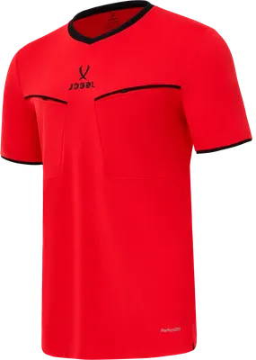 Футболка судейская Jogel Division PerFormDRY Referee SS Tee 2.0 R1 (M, красный)