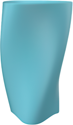 Кашпо БЕРКАНО Twist 90 / 220_002_20V (Blue Pine)