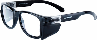 Защитные очки РОСОМЗ О80 Зебра StrongGlass 2С-1.2 PC / 18037-04 (черный)