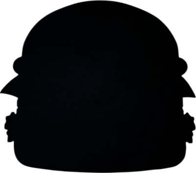 Меловая доска KraftHouse Бургер 52x48x2см / 2046720234088