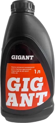 Моторное масло Gigant 4-х тактное SAE 30 GDEL-09 (1л)