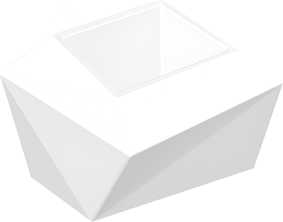 Кашпо БЕРКАНО Quaro S / 220_120_03V (Snow White)