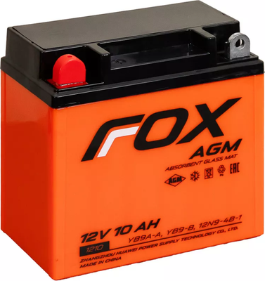 Мотоаккумулятор FoX 12N9-4B-1 180A (1) / FOX 1210 (10А/ч)
