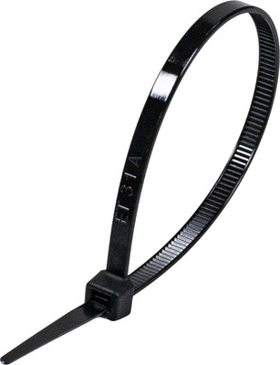 Стяжка для кабеля Кабель+ FT-5х200-black (100шт)