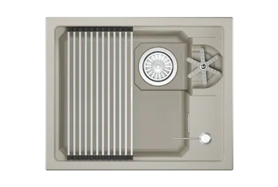 Мойка кухонная GRANULA KS-5505RU (креман)