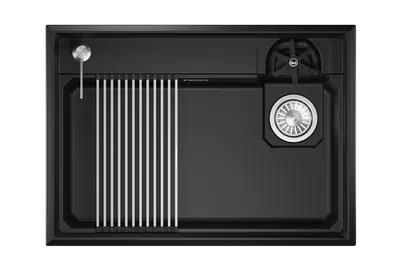 Мойка кухонная GRANULA KS-7308R (шварц)