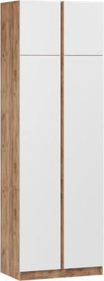 Шкаф Soma  Baron 2 (дуб крафт золотой/белый)