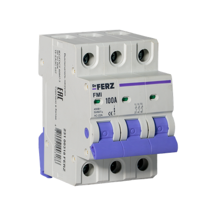 Выключатель нагрузки Dr.Ferz FMI-3P 100A / 23100318FERZ