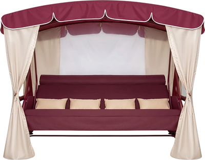 Качели садовые Arno Роттердам (бордовый)