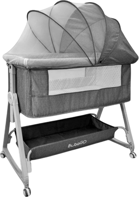 Детская кровать-трансформер Bubago Elva Lux / BGL 183-11 (серый)