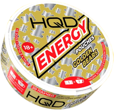 Энергетические паучи HQD Energy Golden Bears