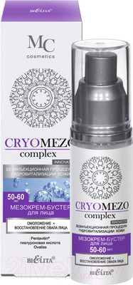 Крем для лица Belita CryoMezoComplex омоложение+восстановление овала лица 50-60 лет (50мл)