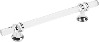 Ручка для мебели CAPPIO PK106 9905894 (прозрачный/хром)