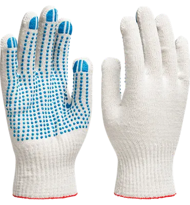 Перчатки защитные Admiral ПВХ-01Б (белый)