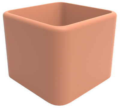 Вазон БЕРКАНО Cubo 80 / 220_128_27 (Terracotta)