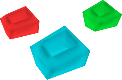 Кашпо БЕРКАНО Quaro S DB / 220_120_03_105 (Snow White RGB)