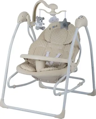Качели для новорожденных INDIGO Fresh (светло-бежевый)