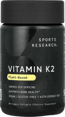 Витамин Sports Research K2 100мкг (60 капсул)