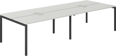 Комплект письменных столов Norden 320х123.8х75 / SG.253.SH.44.AN (антрацит/серый бархат)