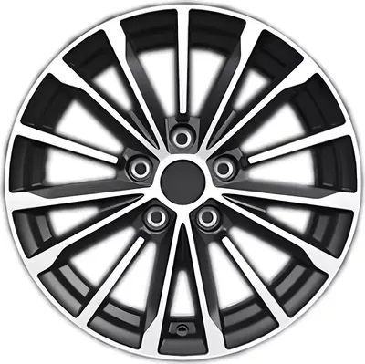Литой диск Khomen KHW1611 Actyon 16x6.5" 5x112мм DIA 66.6мм ET 39.5мм (Gray FP)