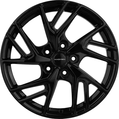 Литой диск Khomen KHW1722 Coolray 17x6.5" 5x114.3мм DIA 54.1мм ET 45мм (Black)