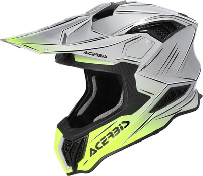Мотошлем Acerbis Airstrike-X 0026905.290.068 (XL, серый/желтый)