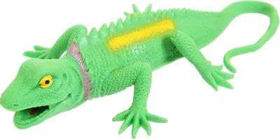 Фигурка игровая Наша игрушка Хамелеон ьPT-01728 (ярко-зеленый)