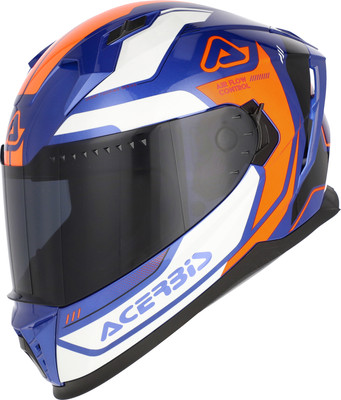 Мотошлем Acerbis X-Way Graphic 0026016.204.062 (S, оранжевый/синий)